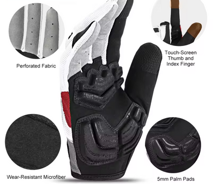 Bicycle Sports Gloves for Men & Women – MTB, Touchscreen, Fitness